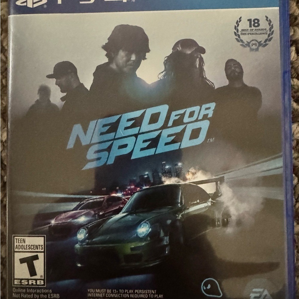 Sony PS4 Need for Speed Game - Blue and‎ Black